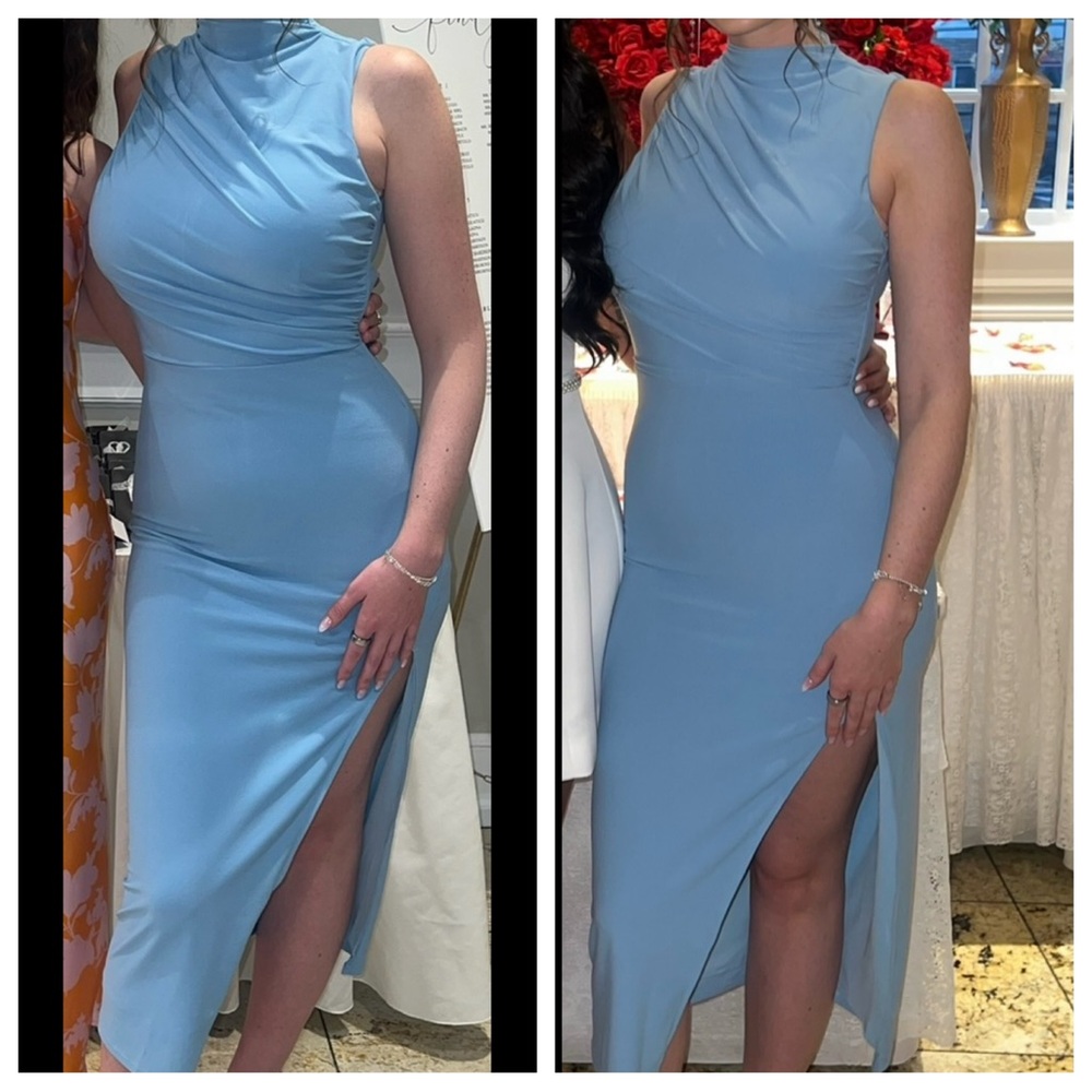 Hello Molly Sky Blue Midi Dress